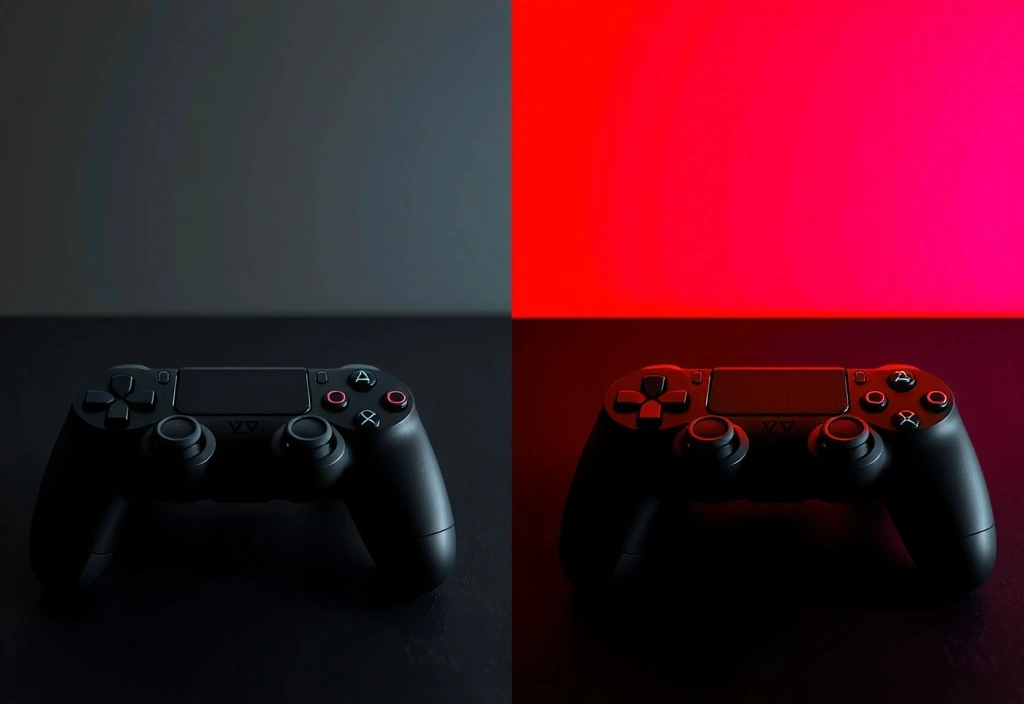 Comparison of initial and final color palettes for a game.