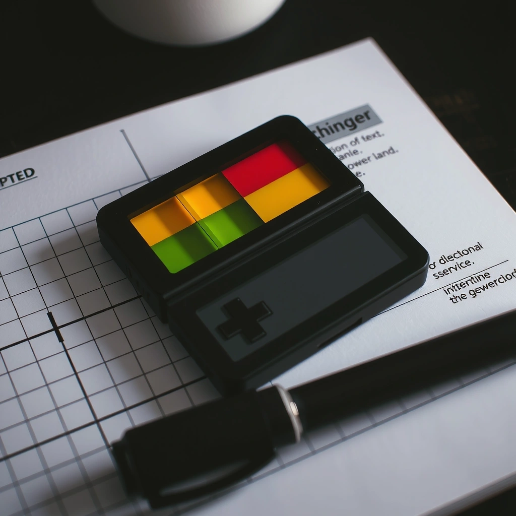 Early sketch of grid-based mechanic